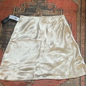NWT! Babaton Mini Slip Skirt
